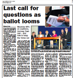 mage of hard copy ham and high local paper